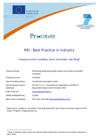 Thumbnail D4.1 of the ProGReSS Project